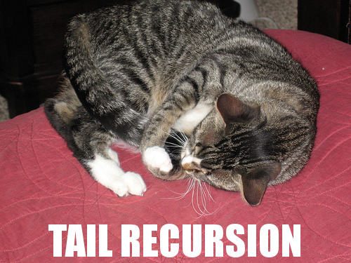 Tail-recursive cat
